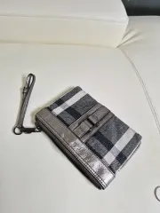 バーバリー チェック パターン カードウォレット 兼 クラッチバッグ 20x14
