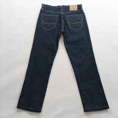 美品】ヤコブコーエン デニムパンツ J622 ハラコ レザーパッチ 濃紺 33