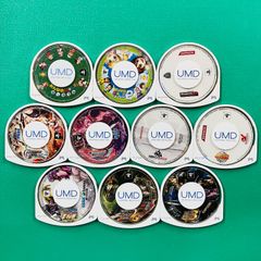 [소프트만 10점 세트] PSP 모두의 GOLF 위일레 9 판타시스타 2종 프로야구 스피릿츠 호쿠토의 주먹 몬스터 헌터 2종 등 플레이 스테이션 휴대용