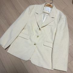 永5 SAINTE LAPINE サントラピーヌ ジャケット ホワイト 38 - メルカリ