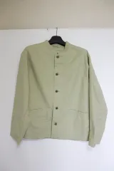 nanamica(ナナミカ) バンドカラー シャツ ジャケット ライトグリーン XL サイズのサムネイル