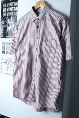 (XL) DAKS 半袖KARA（カラ）COLOR Tシャツシャツシャツ ストライプ COLORミックス-183A6のサムネイル