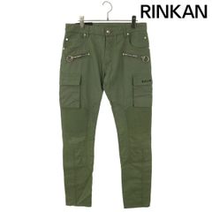 BALMAIN コットンバイカーパンツ カーゴパンツ 国内正規品 ブラック 29 