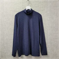 965 DAKS ネイビー 機能性ハイネック メンズ95のサムネイル
