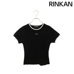 ゴッドセレクショントリプルエックス  GXL-S25-CS-05 バイカラーロゴプリントTシャツ レディース FREEのサムネイル