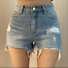 ライトブルー デニムハーフパンツ デニムパンツ