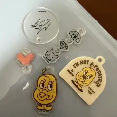 ミニ틴 海外 ポップアップ キーホルダー