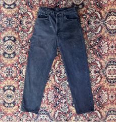 90sUSA製Levi's 550 オレンジタブ ブラックデニム W36L30 - メルカリ