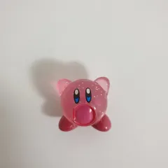 星のカービィ ピンク フィギュア ガチャ グリッター クリア 透明 入浴剤 バスボム