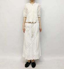 手洗い可能》MAISON MAVERICK プリーツ2wayシャツ 貝ボタン - メルカリ