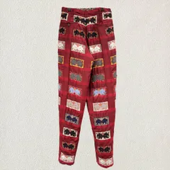 Yohji Yamamoto POUR HOMME 刺繍パンツ 2001AW アーカイブ 超希少 シルク混 刺繍ロゴのサムネイル