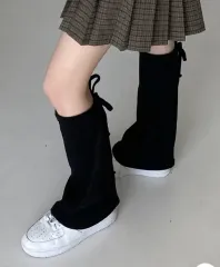 ニット ロング レッグウォーマー