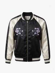 SATIN SHORT SOUVENIR JACKET サテンショートスカジャン - メルカリ