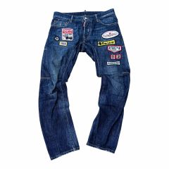 DSQUARED2 0249ワッペン装飾 デニムパンツ - メルカリ
