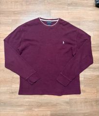 90s Polo by Ralph Lauren サーマル ロンT ワインレッド - メルカリ
