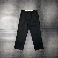 DICKIES ディッキーズ 874 ヴィンテージ ブラック コットン ウォーク パンツ A00826