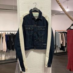 超希少】初期 OFF-WHITE デニムジャケット S - メルカリ