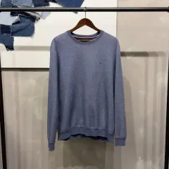 (105) トミーヒルフィガー カジュアル 刺繍 スウェット 長袖 Tシャツ