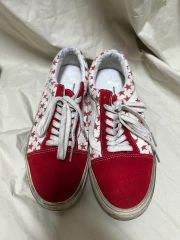vans bianca chandon oldskool red star - メルカリ