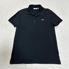 80s CHEMISE LACOSTE フレンチラコステ 黒ポロシャツ S ワニ - メルカリ