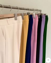 Wool Chalk Stripe Slacks Mサイズ 裾上げ済み - メルカリ