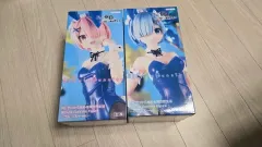 Re:ゼロからラム レム バニーガール フィギュア セット 出品