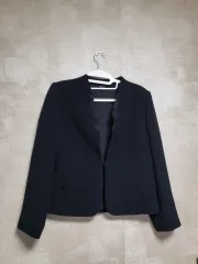日本ヴィンテージ昭和ドレス ブラック刺繍スーツジャケット