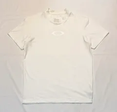 オークリー センターロゴ 機能性 Tシャツ 白