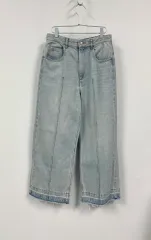 ISABEL MARANT イザベルマラン ダーツ デザインテープ カットオフ 裾 ワイド デニムのサムネイル