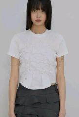 POPPY あさぎーにょ HEART TULLE T-SHIRT (WHITE) - メルカリ