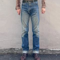Schott PERFECT ストレートデニム 赤耳 ボタンフライ - メルカリ