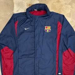 XL NIKE FC バルセロナ バイカラー ウィンドブレーカー