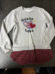 GUESS ゲス 起毛 スウェット Tシャツ グレーのサムネイル