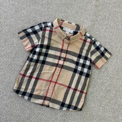 BURBERRY バーバリー ノバチェック半袖シャツ 86cm - メルカリ