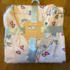 【新品未使用】GU ちいかわ　ピンク　モモンガ　サテンパジャマ　XL