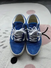 VANS オールドスクール スウェード ブルー スニーカー 235mmのサムネイル