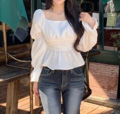 her lip to Volume Sleeve Jacquard Top - メルカリ