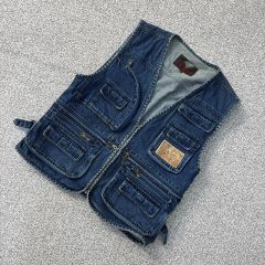 ✨セール中✨ BIO バイオ フィッシングベスト デニム 80s ヴィンテージ
