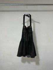 ANTI-ROSA アンティローザ チュール デニムサロペットワンピース 