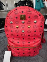 トー横 MCM sサイズリュック バッグパック ピンク - メルカリ