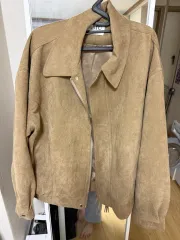 9万円) スウェード ベージュ アウター ジャケット