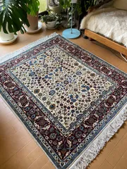 トルコが誇る世界一のヘレケ絨毯新品未使用品/トルコ在住30年の経験とトルコ絨毯キリム販売28年トルコ直輸入の当店が選ぶ極上のヘレケ絨毯を是非手に入れませんか？一枚あれば家宝に！市場では10倍ほどのお値段です！HEREKE文字入りシュメル工タグ付きのサムネイル