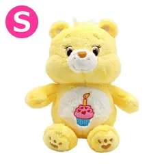 【割引クーポン】【新品】ケアベア ソフトぬいぐるみＳ バースデーベア 黄色 ナカジマコーポレーション  CareBears アメリカ  雑貨 アパレル かわいい カラフル ソフト ぬいぐるみ  子供 プレゼント イエロー 推し活 担当 ライブ メンカラー