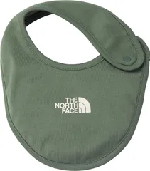 ザ・ノース・フェイス THE NORTH FACE アウトドア ビブ ベビー スタイ よだれかけ 赤ちゃん オーガニックコットン 綿100 ボタン シンプル ロゴ プリント 出産祝い ギフト プレゼント ロゴ  NNB22513 DG ダックグリーン