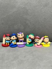 インクあり】ヨッシーアイランド スタンプ 6種 セット フィギュア 当時
