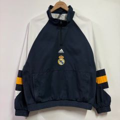 adidas Real Madrid ハーフジップ フリース 90年代 - メルカリ