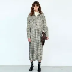 LOW CLASSIC プリーツワンピース フリーサイズ