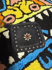 HTC✖️panty コラボネイビー スエード スモールウォレット - メルカリ