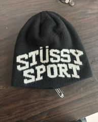 STUSSY ニット帽 ビーニー ノルディック柄 - メルカリ