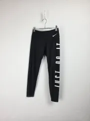 NIKE ドライフィット レタリング レギンス ブラック レディース S 0422